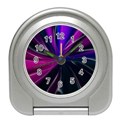 Abstract Background Lightning Travel Alarm Clock