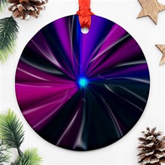 Abstract Background Lightning Round Ornament (two Sides) by HermanTelo