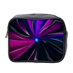 Abstract Background Lightning Mini Toiletries Bag (two Sides) by HermanTelo