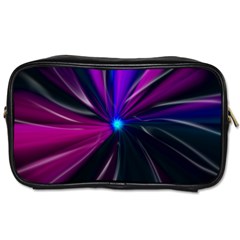 Abstract Background Lightning Toiletries Bag (one Side) by HermanTelo