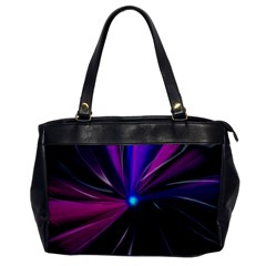 Abstract Background Lightning Oversize Office Handbag