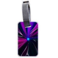 Abstract Background Lightning Luggage Tags (two Sides)