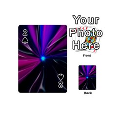 Abstract Background Lightning Playing Cards Double Sided (mini)