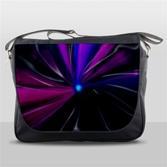 Abstract Background Lightning Messenger Bag by HermanTelo