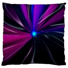 Abstract Background Lightning Large Cushion Case (one Side)