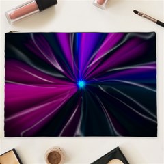 Abstract Background Lightning Cosmetic Bag (xxl)