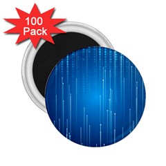 Abstract Line Space 2 25  Magnets (100 Pack)  by HermanTelo