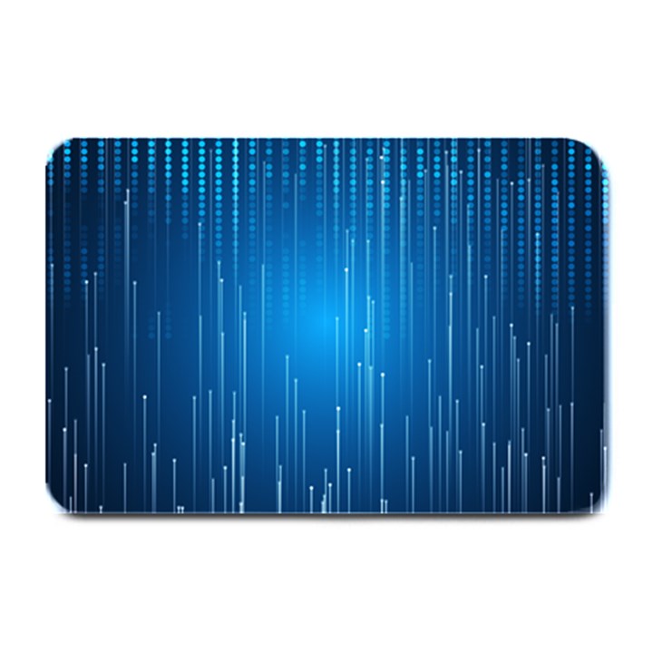 Abstract Line Space Plate Mats