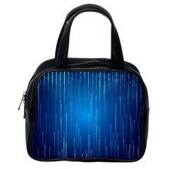 Abstract Line Space Classic Handbag (one Side)