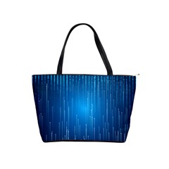 Abstract Line Space Classic Shoulder Handbag