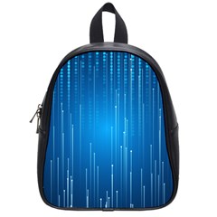 Abstract Line Space School Bag (small)