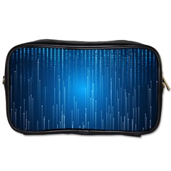 Abstract Line Space Toiletries Bag (two Sides)