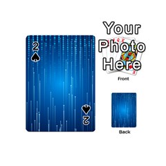 Abstract Line Space Playing Cards Double Sided (mini)