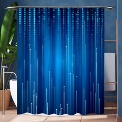 Abstract Line Space Shower Curtain 60  X 72  (medium) 