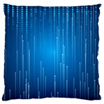 Abstract Line Space Large Cushion Case (Two Sides) Front