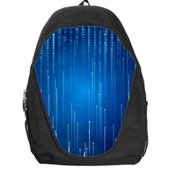 Abstract Line Space Backpack Bag