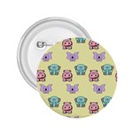 Animals Pastel Children Colorful 2.25  Buttons Front