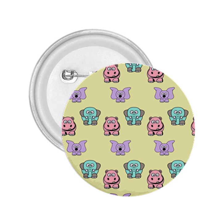 Animals Pastel Children Colorful 2.25  Buttons