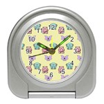 Animals Pastel Children Colorful Travel Alarm Clock Front