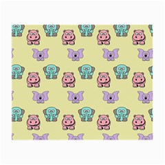 Animals Pastel Children Colorful Small Glasses Cloth (2-side) by HermanTelo