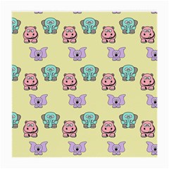 Animals Pastel Children Colorful Medium Glasses Cloth (2-side)