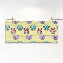 Animals Pastel Children Colorful Hand Towel