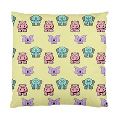 Animals Pastel Children Colorful Standard Cushion Case (two Sides) by HermanTelo