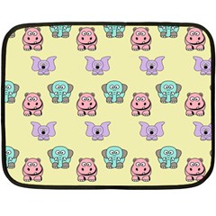 Animals Pastel Children Colorful Fleece Blanket (mini)