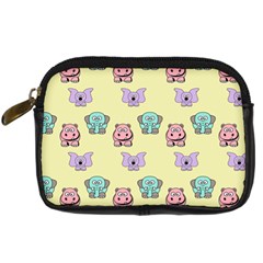 Animals Pastel Children Colorful Digital Camera Leather Case by HermanTelo