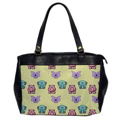 Animals Pastel Children Colorful Oversize Office Handbag