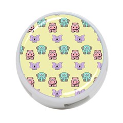 Animals Pastel Children Colorful 4-port Usb Hub (one Side) by HermanTelo