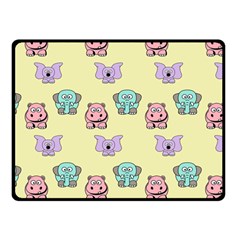 Animals Pastel Children Colorful Fleece Blanket (small)