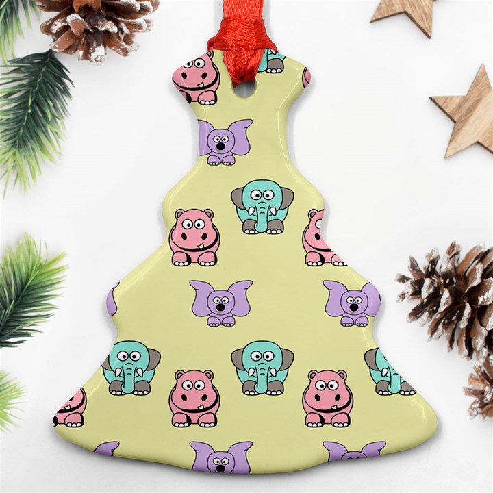 Animals Pastel Children Colorful Ornament (Christmas Tree) 