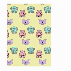 Animals Pastel Children Colorful Large Garden Flag (two Sides) by HermanTelo