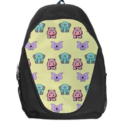 Animals Pastel Children Colorful Backpack Bag by HermanTelo