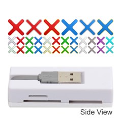 Cancel Button Metallic Metal Set Memory Card Reader (stick)