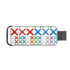 Cancel Button Metallic Metal Set Portable Usb Flash (one Side) by HermanTelo