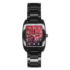 Abstract Background Wallpaper Space Stainless Steel Barrel Watch by HermanTelo