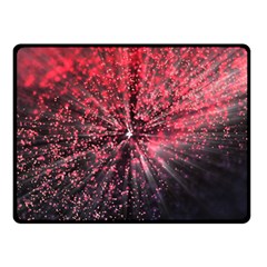 Abstract Background Wallpaper Space Double Sided Fleece Blanket (small) 