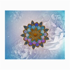 Wonderful Mandala Small Glasses Cloth (2-side) by FantasyWorld7