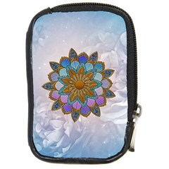 Wonderful Mandala Compact Camera Leather Case by FantasyWorld7