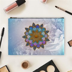 Wonderful Mandala Cosmetic Bag (large) by FantasyWorld7