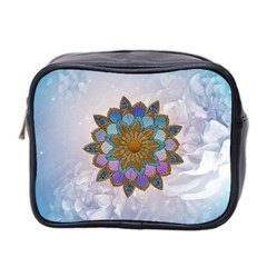 Wonderful Mandala Mini Toiletries Bag (two Sides) by FantasyWorld7