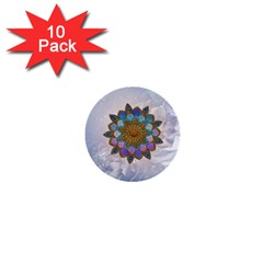 Wonderful Mandala 1  Mini Buttons (10 Pack)  by FantasyWorld7