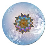 Wonderful Mandala Magnet 5  (Round) Front