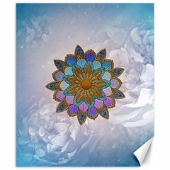 Wonderful Mandala Canvas 8  X 10  by FantasyWorld7