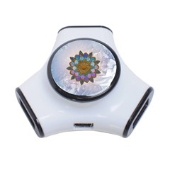 Wonderful Mandala 3-port Usb Hub by FantasyWorld7