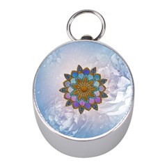 Wonderful Mandala Mini Silver Compasses by FantasyWorld7