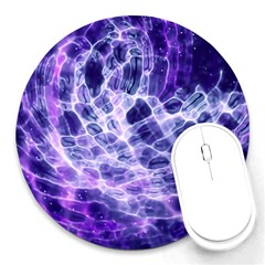 Abstract Background Space Round Mousepads by HermanTelo