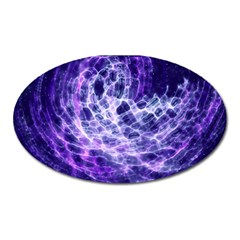 Abstract Background Space Oval Magnet